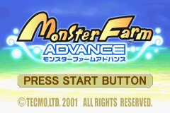 Monster Farm Advance screenshot 2 for GameBoy Advance